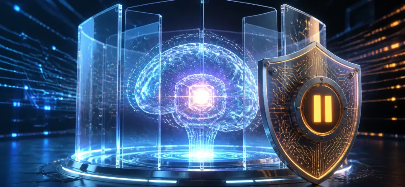 OpenAI pausa parte del trabajo en Astra tras detectar riesgos de ciberseguridad Núcleo de inteligencia artificial protegido por barreras y circuitos de seguridad