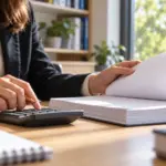 Deloitte: tres de seis totales fallan en su informe apoyado por IA Recreación editorial generada con IA de una revisión manual de documentos en una oficina universitaria